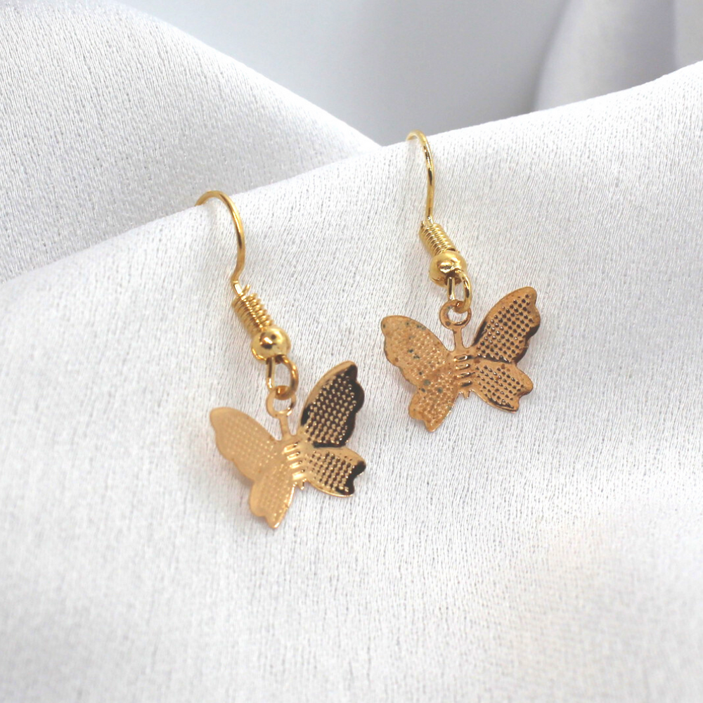 
            
                Load image into Gallery viewer, Minimalist Butterfly Earring Set.
            
        